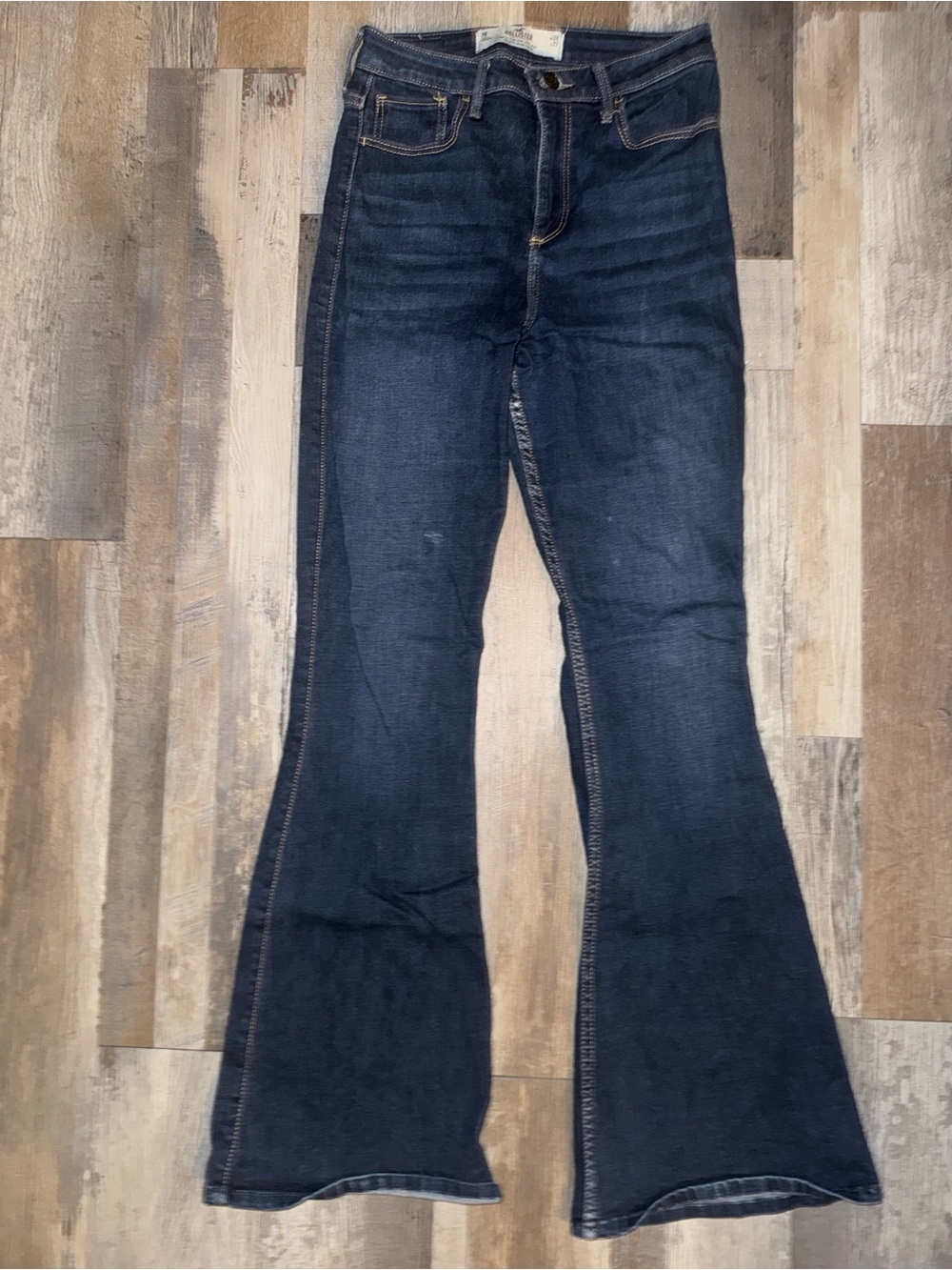 Women's Dark Blue Flare Jeans